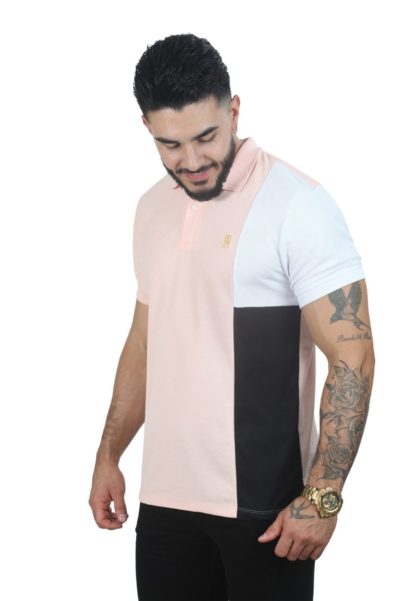 polo combinada 043D ROSA/NEGRO/BLANCO - Image 3