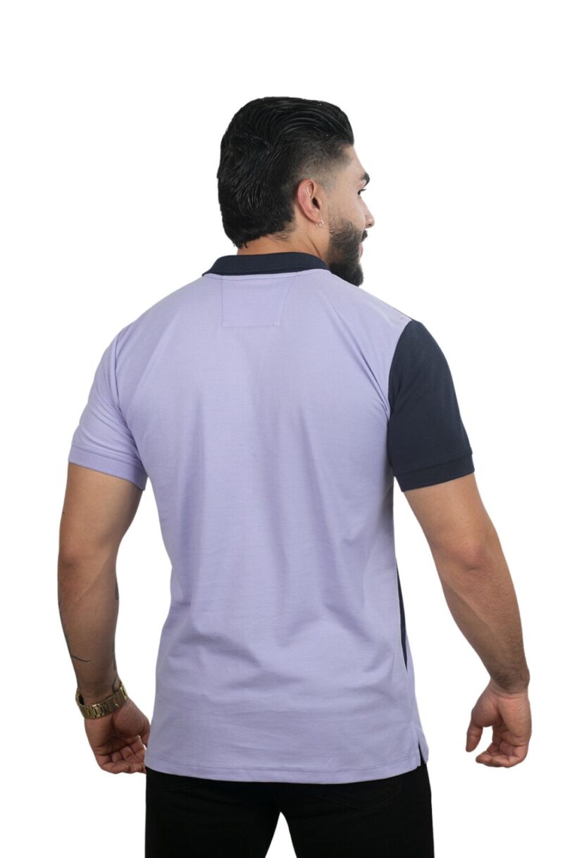 polo combinada 054c Lila/Azul/Blanco - Image 3