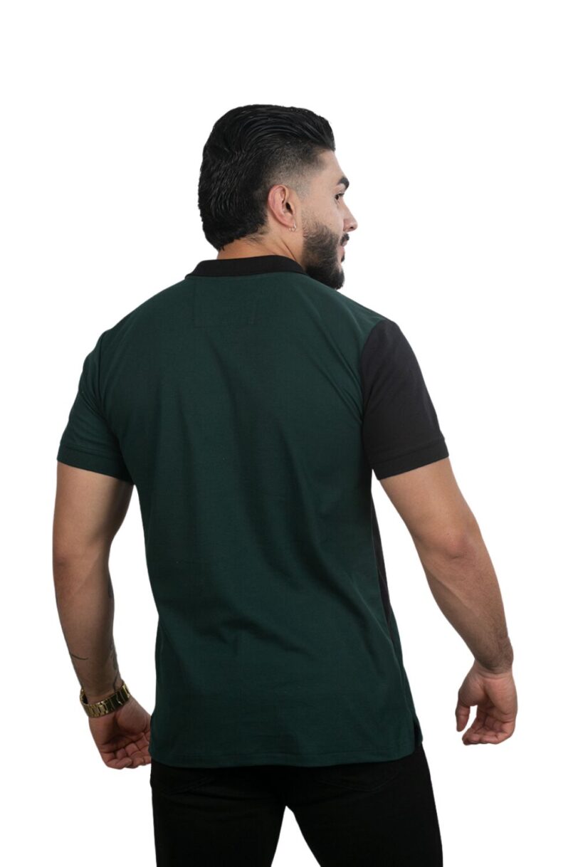 Polo combinada 054a Militar/Negro/Pistacho - Image 3