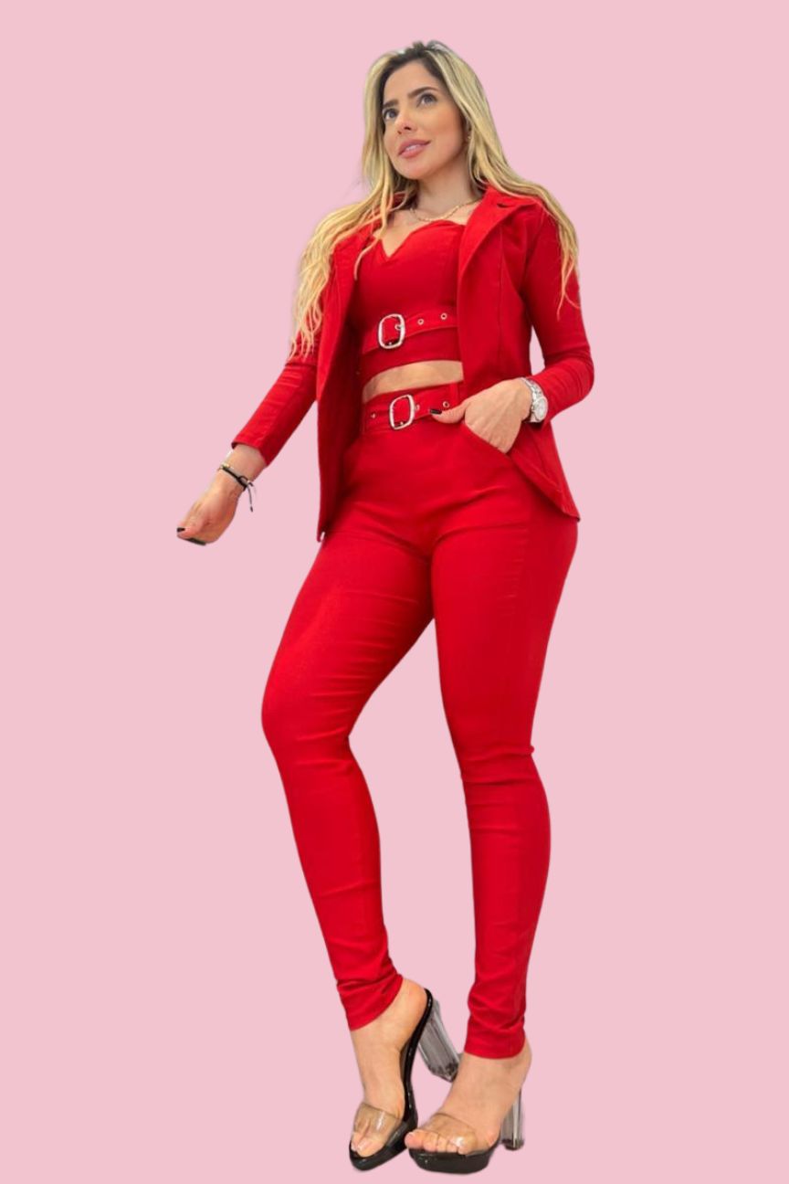 Conjunto formal 3 piezas 2211