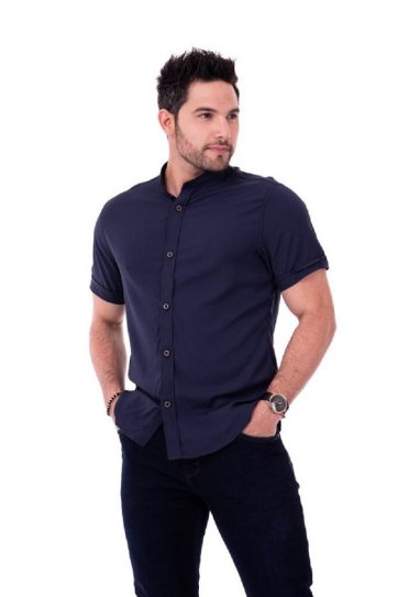 Camisa manga corta t85b1 negro