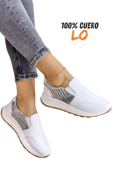 tenis deportivo cuero africa