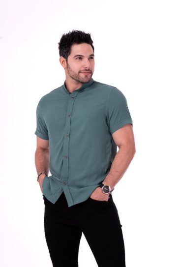 Camisa manga corta t85b1 verde