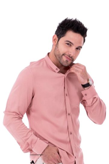 Camisa manga larga t85b palo rosa