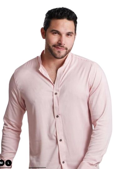 Camisa manga larga t85b rosada