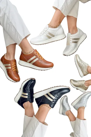 tenis mujer deportivo cuero victor