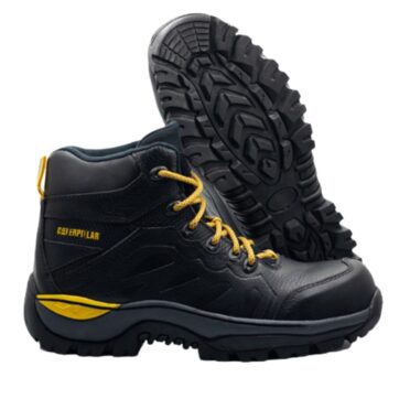 botas y botines 81 Bota Caterpillar 014 Negro Con Puntera