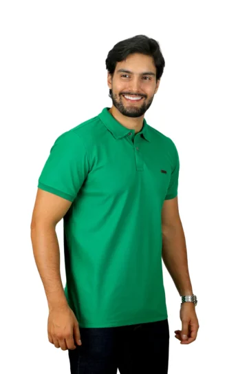 Camiseta tipo polo verde antioquia 001ea