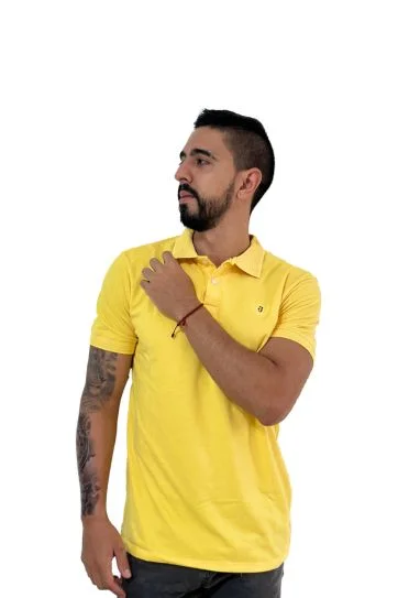 Camiseta Polo amarillo para Hombre j1 4 Camiseta Polo amarillo para Hombre j1 - Image 2
