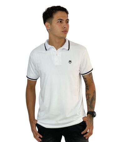 Camiseta Polo blanco para Hombre j2
