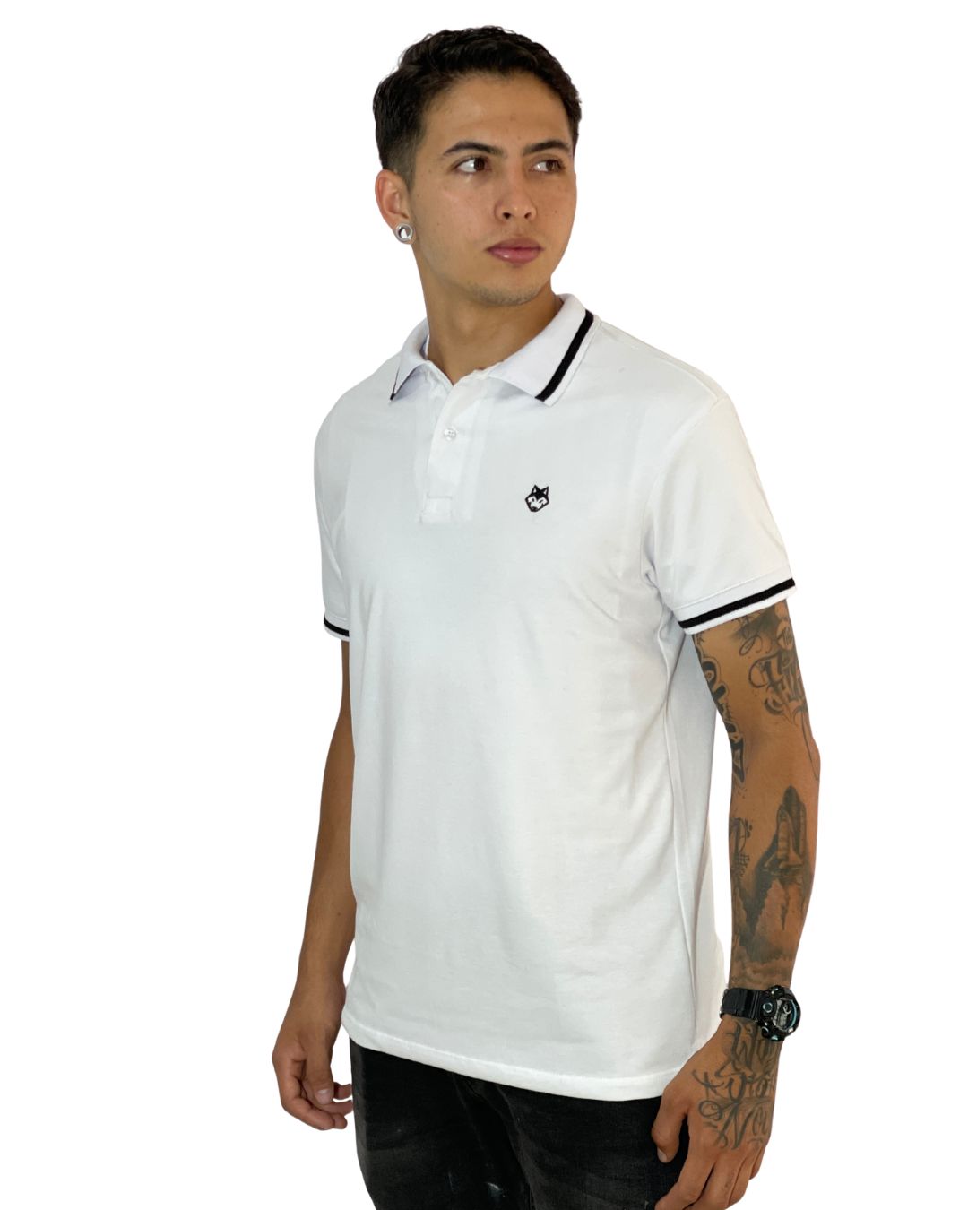 Camiseta Polo blanco para Hombre j2 4 Camiseta Polo blanco para Hombre j2 - Image 2