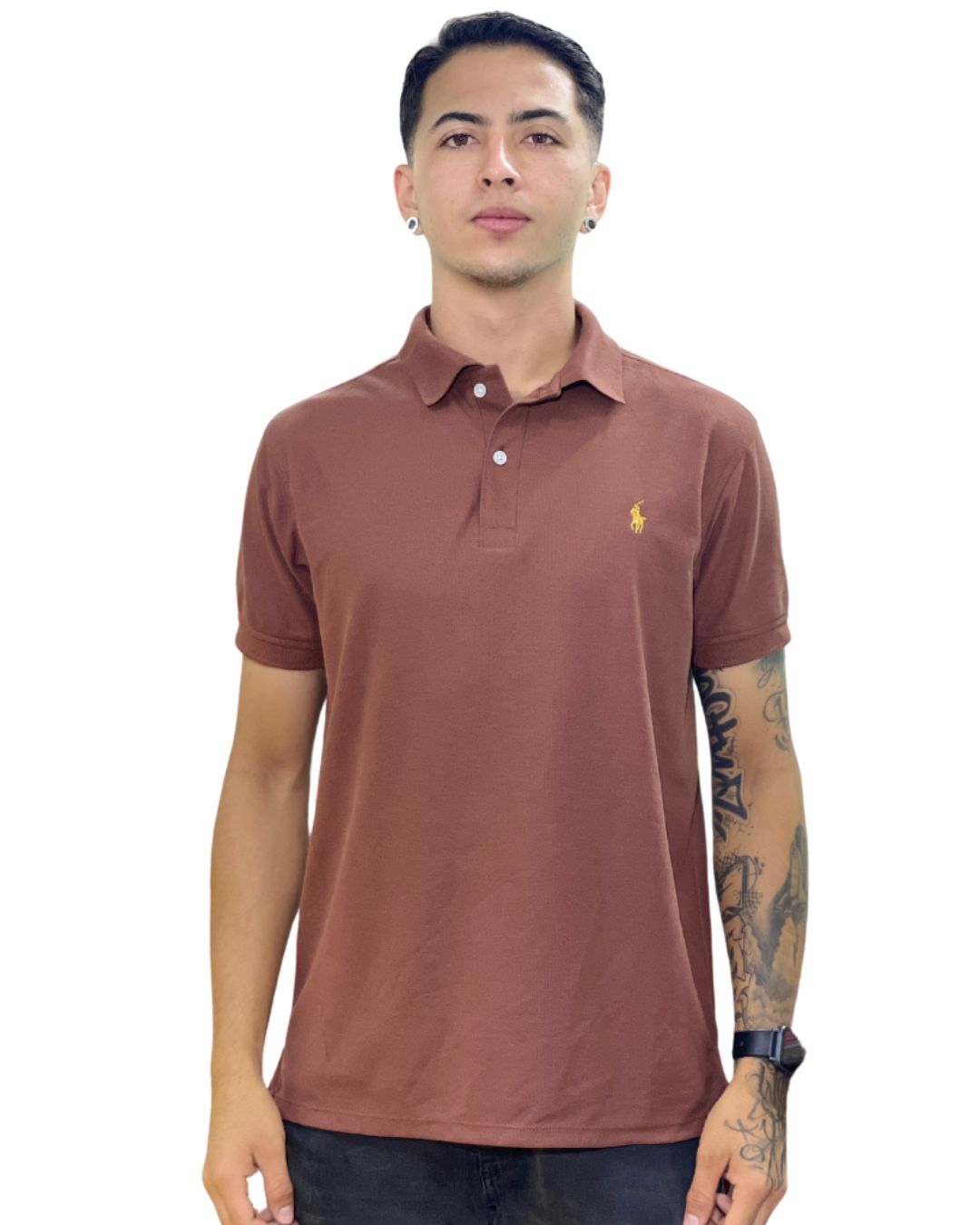 Camiseta Polo cafe para Hombre ref1 1 Camiseta Polo cafe para Hombre ref1