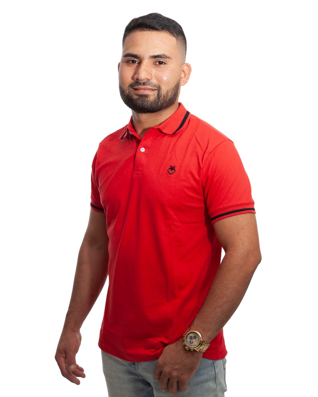 Camiseta Polo rojo para Hombre j2