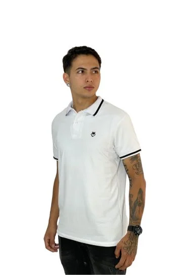 Camiseta Polo blanco para Hombre j2 4 Camiseta Polo blanco para Hombre j2 - Image 2