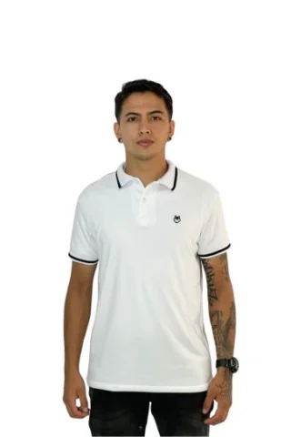 Expertos en Camisetas Tipo POLO 199 Camiseta Polo blanco para Hombre j2