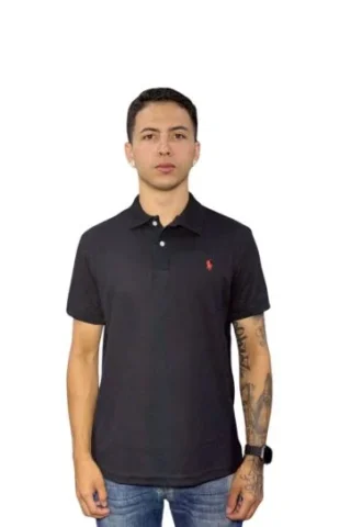 Expertos en Camisetas Tipo POLO 196 Camiseta Polo negro para Hombre ref 1