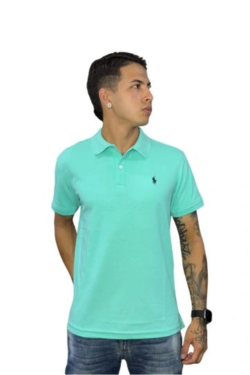 Expertos en Camisetas Tipo POLO 268 Camiseta Polo para Hombre ref1 verde menta