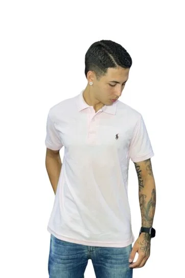 Expertos en Camisetas Tipo POLO 236 Camiseta Polo rosado para Hombre ref1