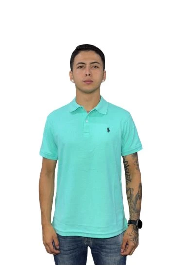 Expertos en Camisetas Tipo POLO 267 Camiseta Polo para Hombre ref1 verde menta
