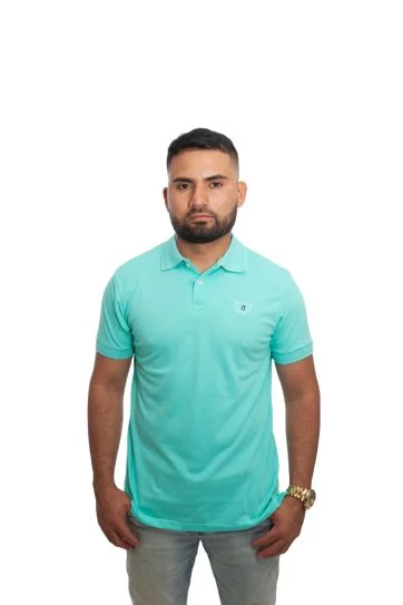 Expertos en Camisetas Tipo POLO 223 Camiseta Polo verde menta para Hombre j1