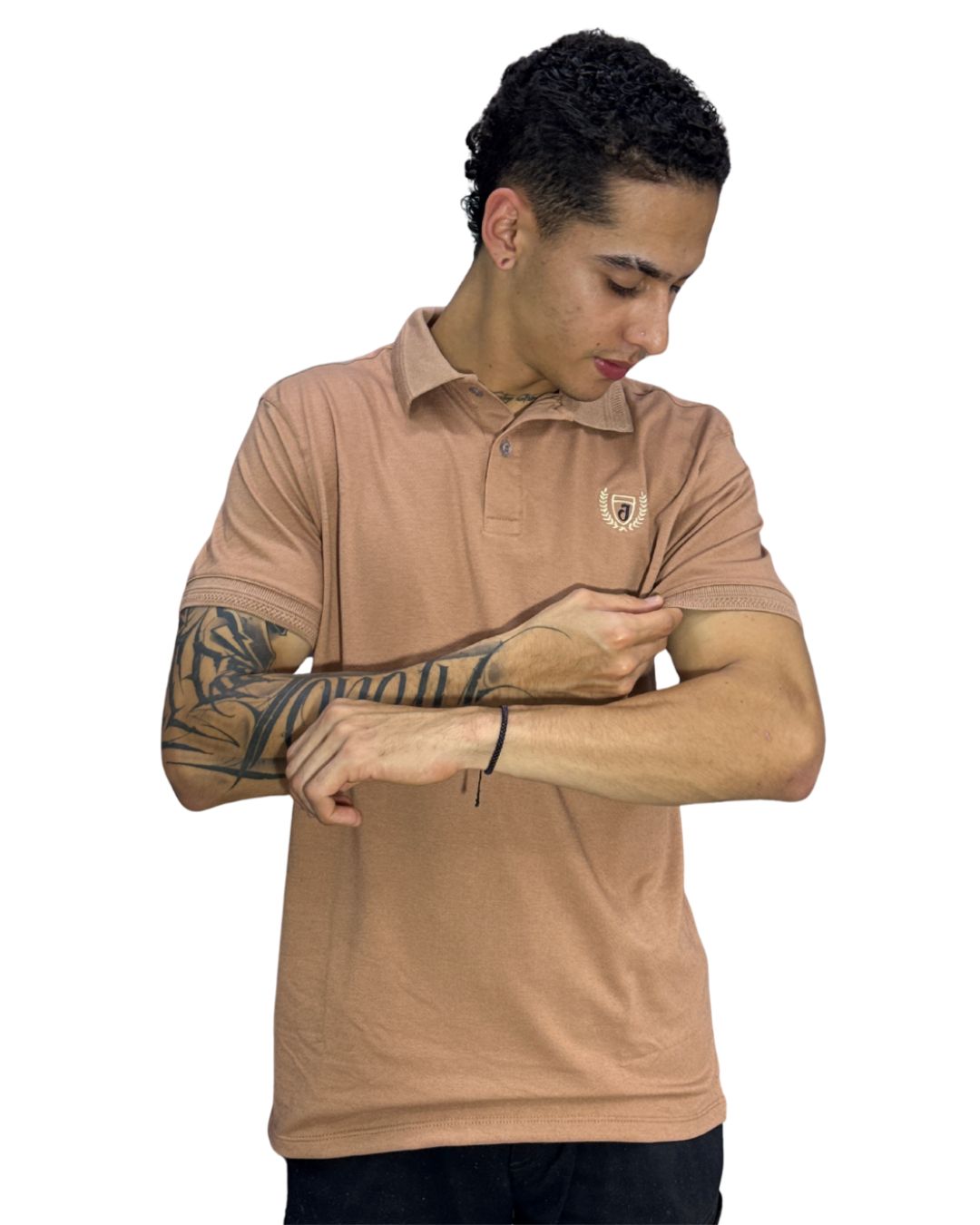 Camiseta Polo avellana para Hombre j1 1 Camiseta Polo avellana para Hombre j1