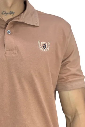 Expertos en Camisetas Tipo POLO 76 Camiseta Polo avellana para Hombre j1