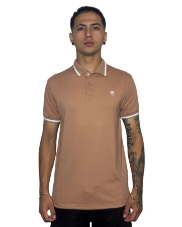 Camiseta Polo avellana para Hombre j2