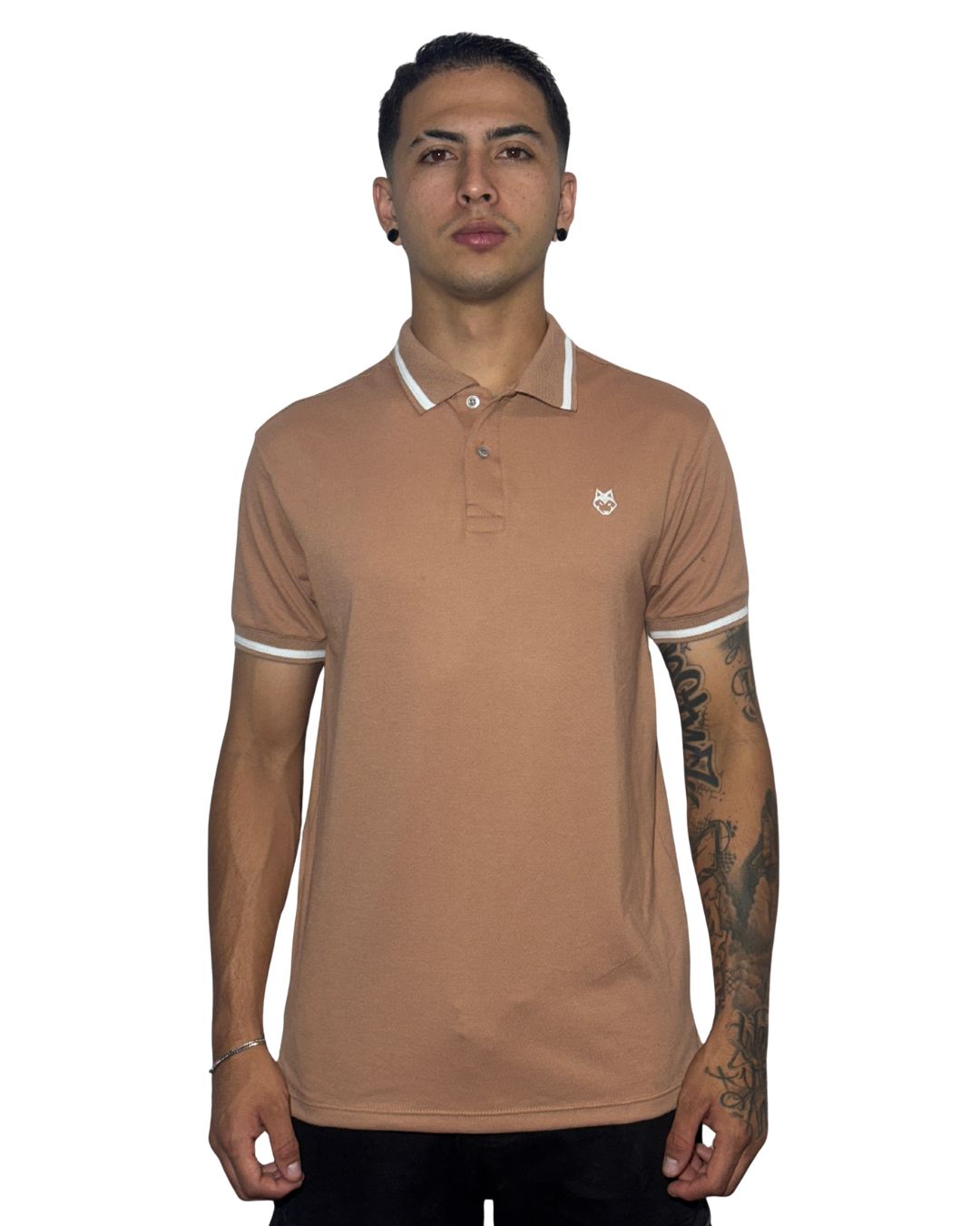 Camiseta Polo avellana para Hombre j2 3 Camiseta Polo avellana para Hombre j2 - Image 2
