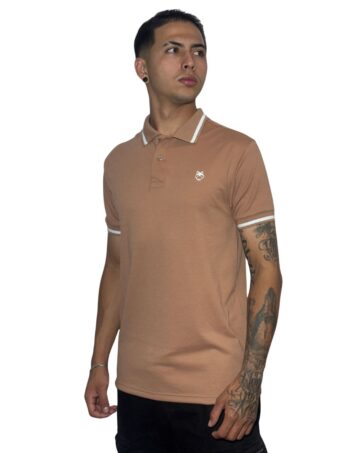 Camiseta Polo avellana para Hombre j2