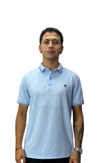 Camiseta Polo azul cielo para Hombre j8 1 Camiseta Polo azul cielo para Hombre j88