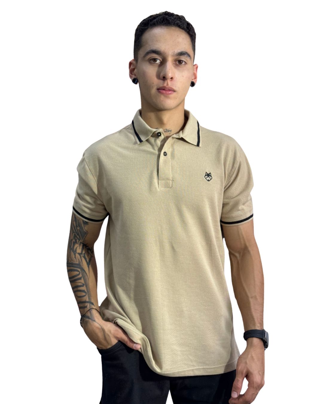 Camiseta Polo beige para Hombre j2 1 Camiseta Polo beige para Hombre j2