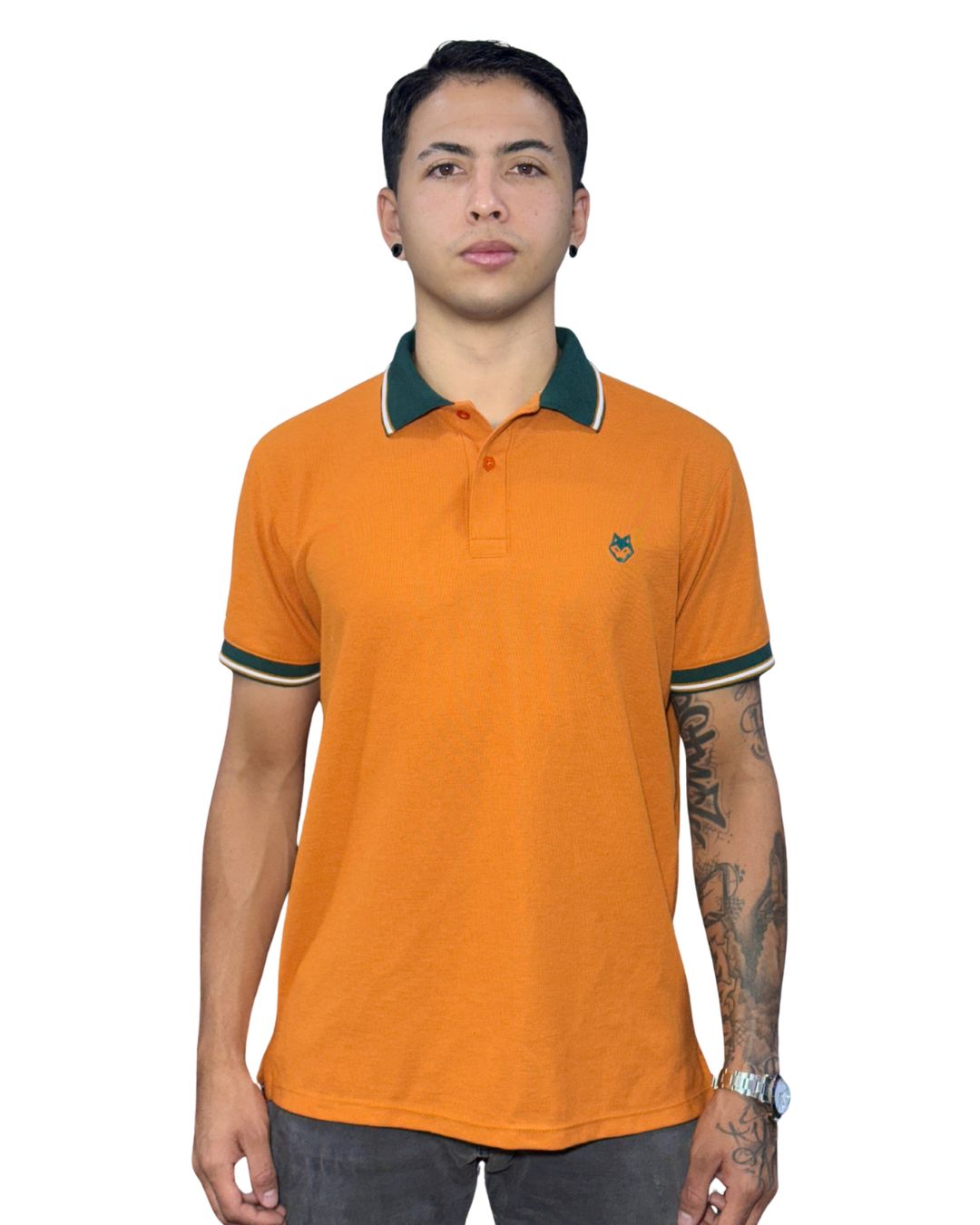 Camiseta Polo naranja para Hombre j8 4 Camiseta Polo naranja para Hombre j8 - Image 2