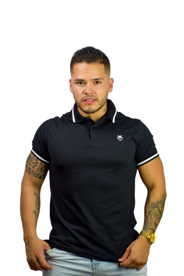 Camiseta Polo negro para Hombre j2 2 Camiseta Polo negro para Hombre j2