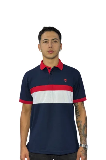 Expertos en Camisetas Tipo POLO 39 Camiseta Polo negro rojo blanco para Hombre j11