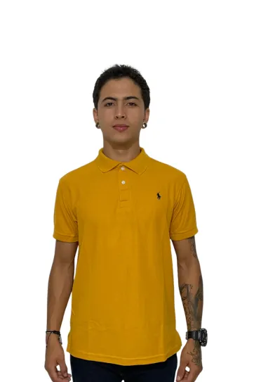 Camiseta Polo ocre para Hombre ref1 3 Camiseta Polo ocre para Hombre ref1