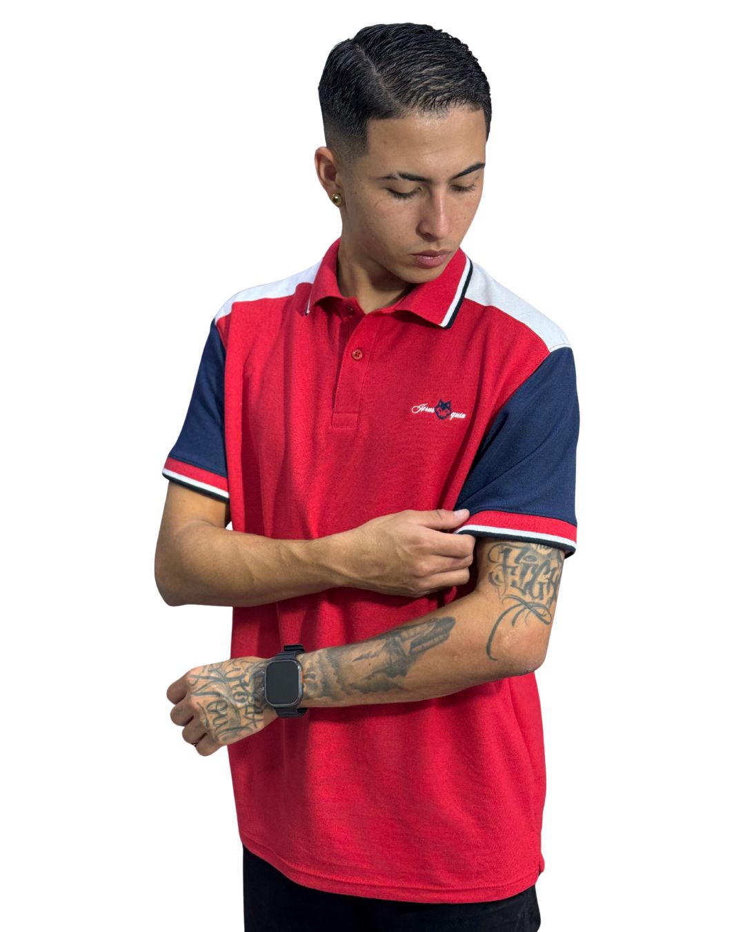 Camiseta Polo rojo azul para Hombre j6 1 Camiseta Polo rojo azul para Hombre j6
