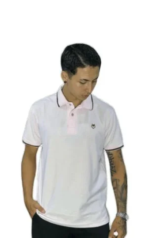 Expertos en Camisetas Tipo POLO 150 Camiseta Polo rosado para Hombre j8