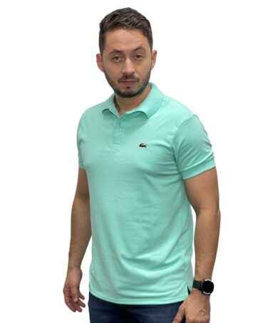 Camiseta Polo verde menta para Hombre ref 13