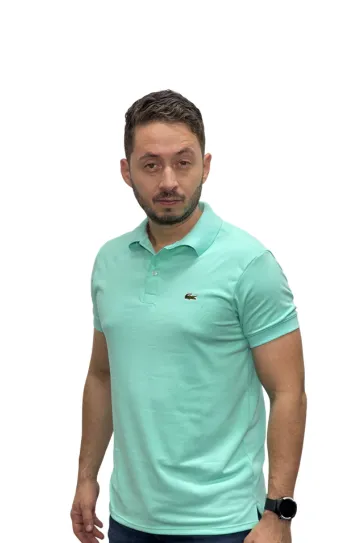 Expertos en Camisetas Tipo POLO 84 Camiseta Polo verde menta para Hombre j8