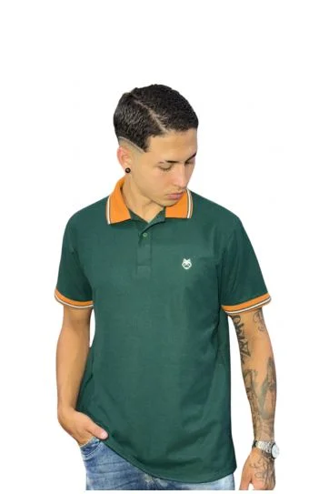 Camiseta Polo verde pino para Hombre j8 2 Camiseta Polo verde pino para Hombre j8