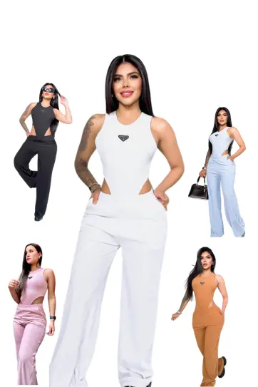 Conjunto Mujer Body y Pantalon Prada