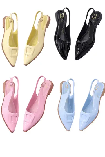 baleta mujer cuero milagros