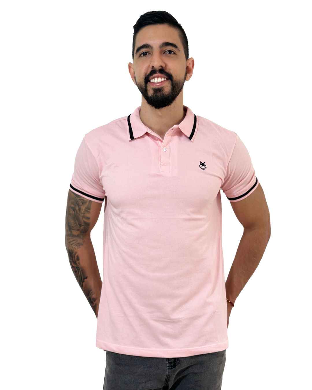 Camiseta Polo rosado para Hombre j2 3 Camiseta Polo rosado para Hombre j2