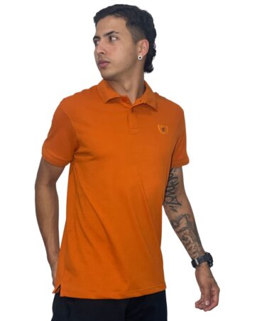 Camiseta Polo terracota para Hombre j1