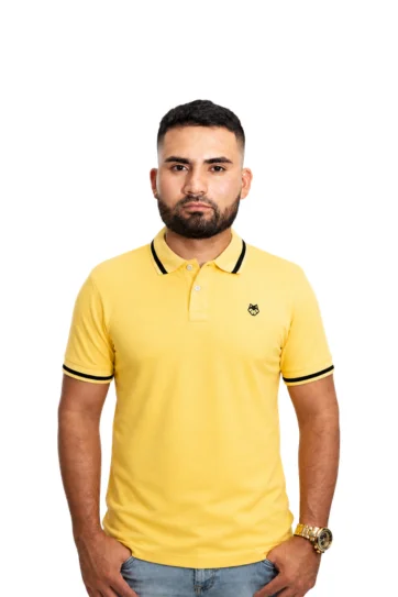 Expertos en Camisetas Tipo POLO 9 Camiseta Polo amarillo para Hombre j2