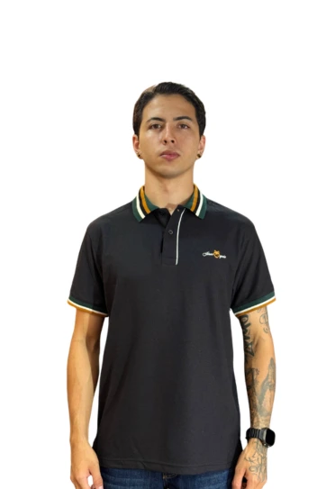Expertos en Camisetas Tipo POLO 36 Camiseta Polo negro para Hombre j19