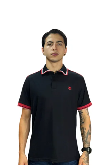 Expertos en Camisetas Tipo POLO 26 Camiseta Polo negro para Hombre j20