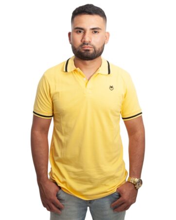 Camiseta Polo amarillo para Hombre j2